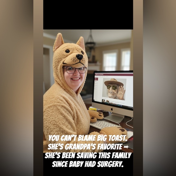 Grandpa and gang famous pregnant bag! - Picture 8 of 9